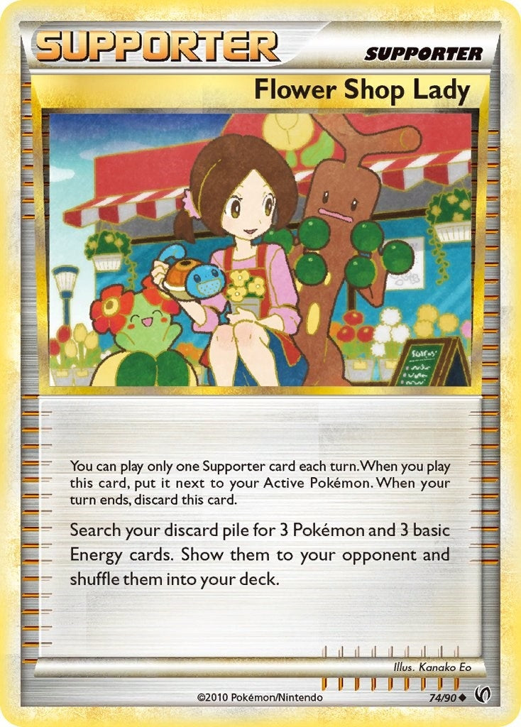 Image for Flower Shop Lady (74/90) (Undaunted) (UD) - Pokemon
