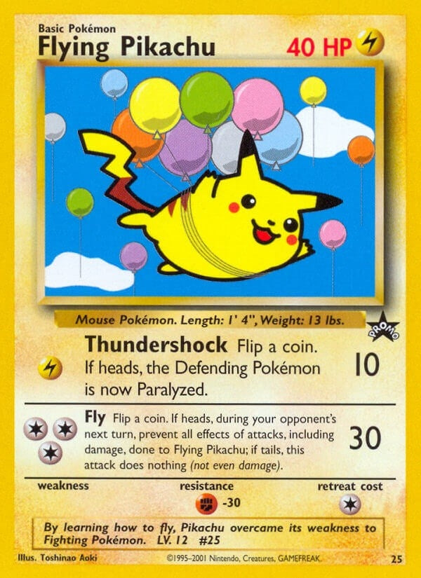 Image for Flying Pikachu (25/53) (WoTC Promo) (PR) - Pokemon