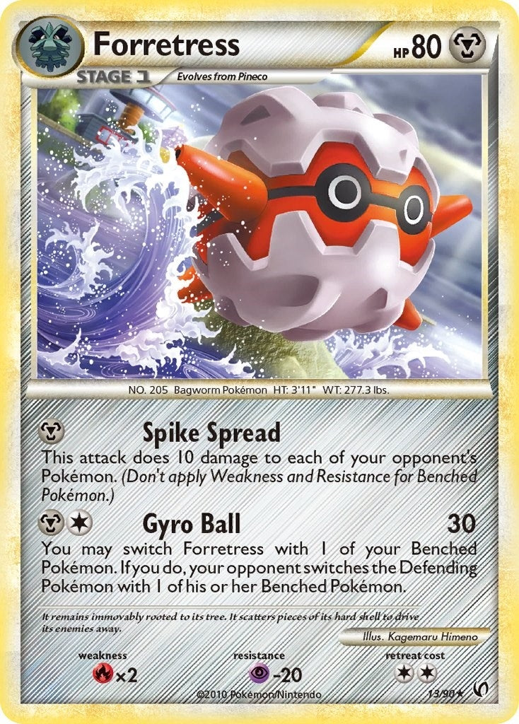 Image for Forretress (13) (13/90) (Undaunted) (UD) - Pokemon