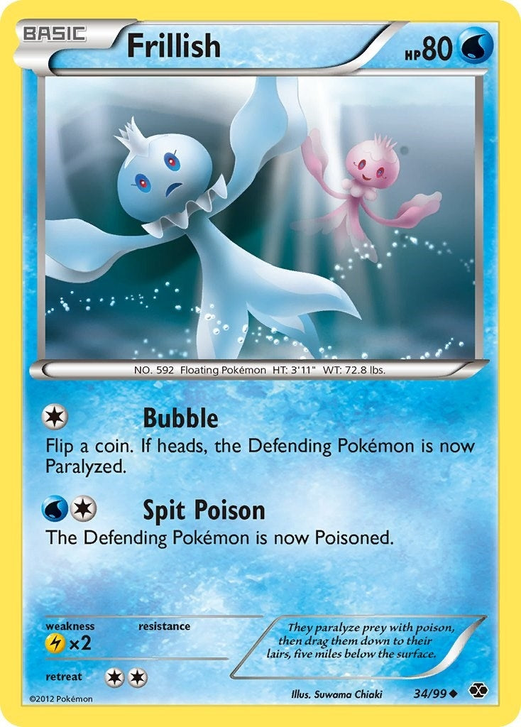 Image for Frillish (34/99) (Next Destinies) (NXD) - Pokemon