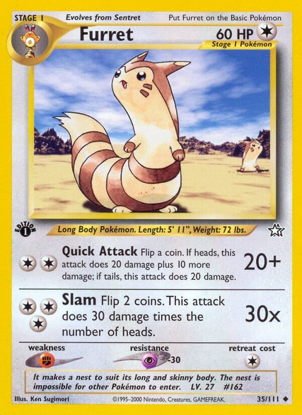 Image for Furret (035/111) (Neo Genesis) (N1) - Pokemon