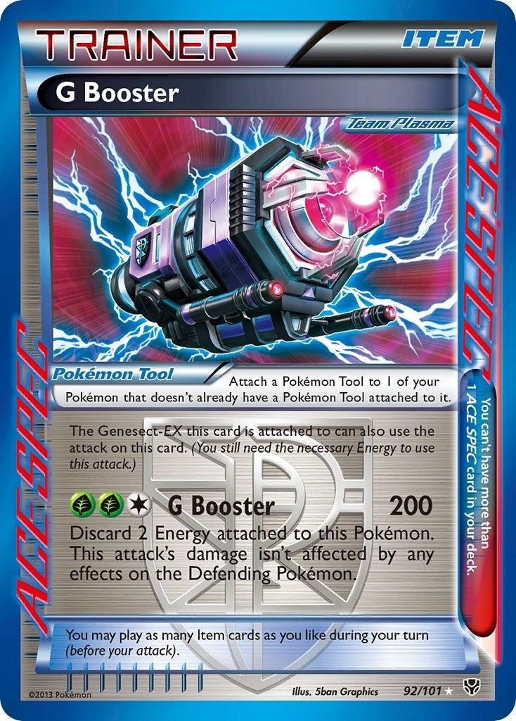 Image for G Booster (Team Plasma) (92/101) (Plasma Blast) (PLB) - Pokemon