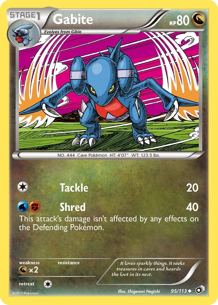 Image for Gabite (95/113) (Legendary Treasures) (LTR) - Pokemon
