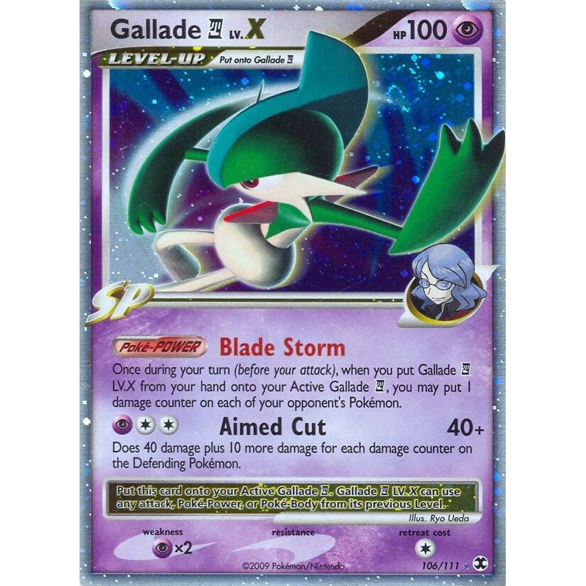 Image for Gallade E4 Lv.X (106/111) (Rising Rivals) - Pokemon