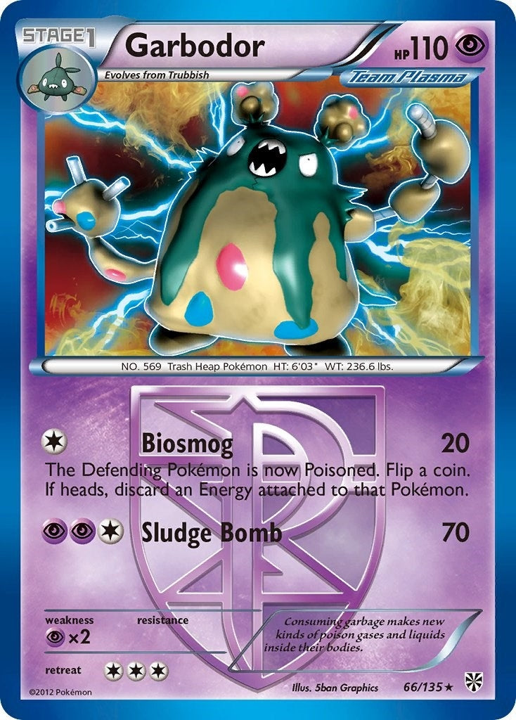 Image for Garbodor (Team Plasma) (66) (66/135) (Plasma Storm) (PLS) - Pokemon