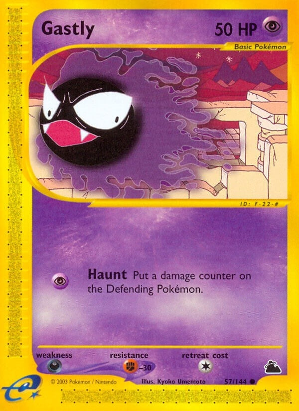 Image for Gastly (057/144) (Skyridge) (SK) - Pokemon