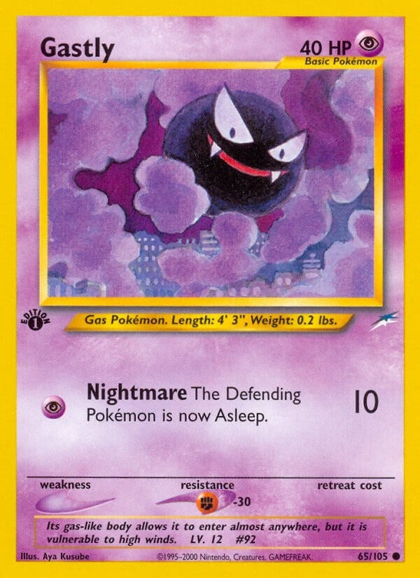 Image for Gastly (065/105) (Neo Destiny) (N4) - Pokemon