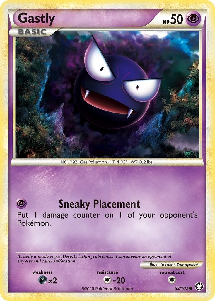 Image for Gastly (63/102) (Triumphant) (TM) - Pokemon