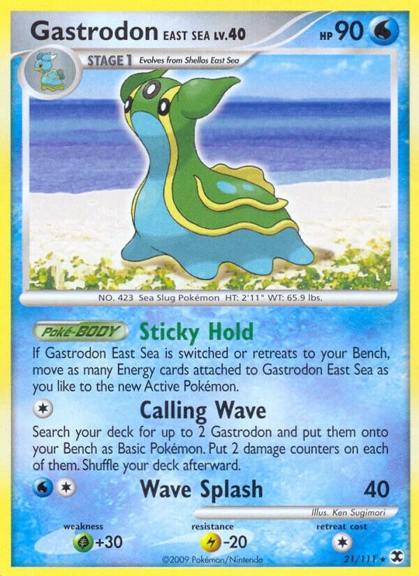 Image for Gastrodon East Sea (21/111) (Rising Rivals) (RR) - Pokemon