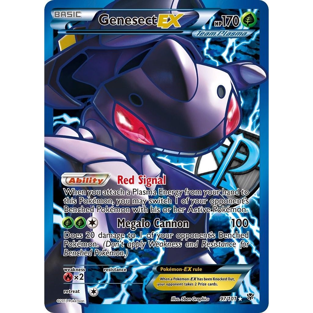 Image for Genesect EX (Team Plasma) (97 Full Art) (97/101) (Plasma Blast) - Pokemon