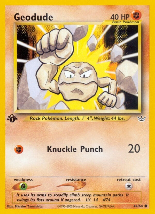 Image for Geodude (44/64) (Neo Revelation) (N3) - Pokemon