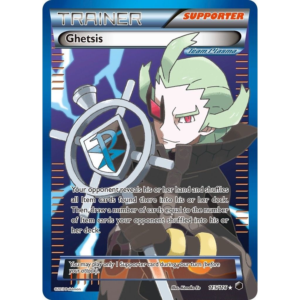 Image for Ghetsis (Team Plasma) (Full Art) (115/116) (Plasma Freeze) - Pokemon