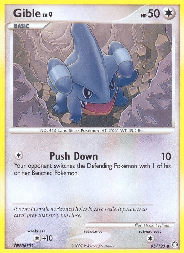 Image for Gible (85/123) (Mysterious Treasures) (MT) - Pokemon