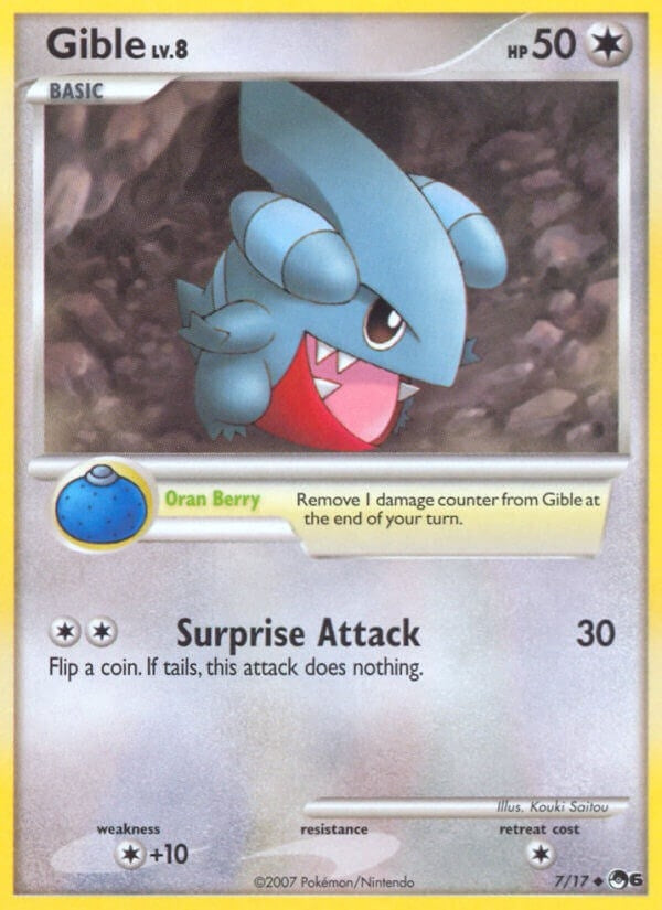 Image for Gible (007/017) (POP Series 6) (POP) - Pokemon