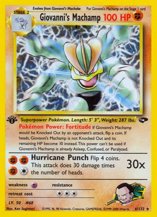 Image for Giovanni's Machamp (006/132) (Gym Challenge) (G2) - Pokemon