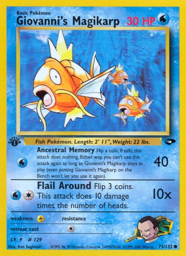 Image for Giovanni's Magikarp (073/132) (Gym Challenge) (G2) - Pokemon