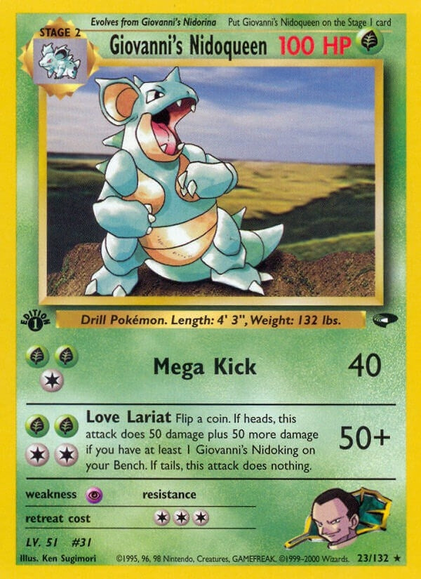 Image for Giovanni's Nidoqueen (023/132) (Gym Challenge) (G2) - Pokemon