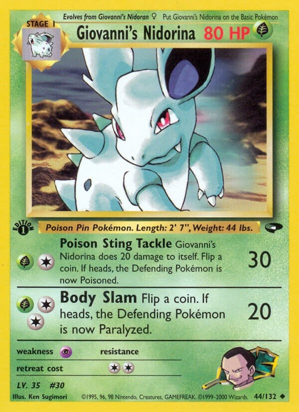 Image for Giovanni's Nidorina (044/132) (Gym Challenge) (G2) - Pokemon