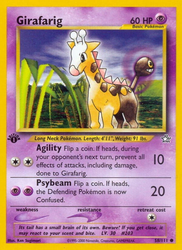 Image for Girafarig (058/111) (Neo Genesis) (N1) - Pokemon