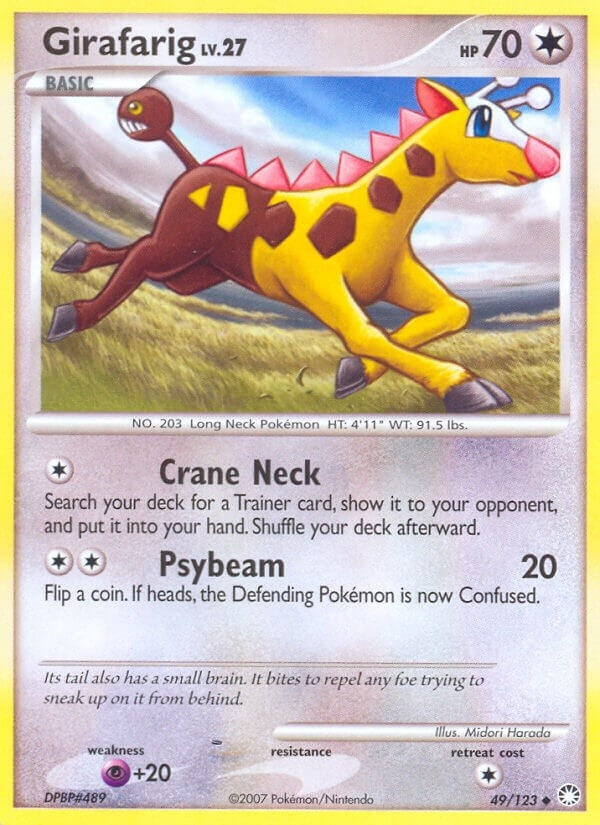 Image for Girafarig (49/123) (Mysterious Treasures) (MT) - Pokemon