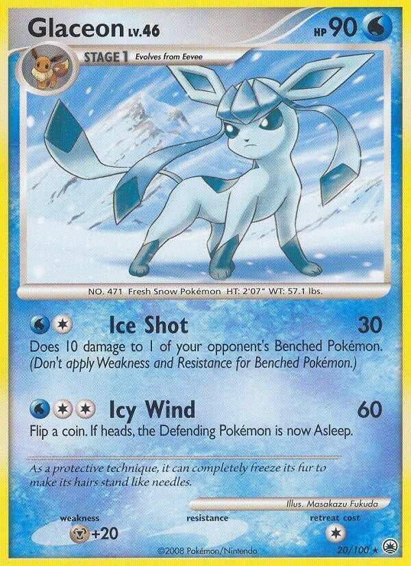 Image for Glaceon (20) (20/100) (Majestic Dawn) (MD) - Pokemon