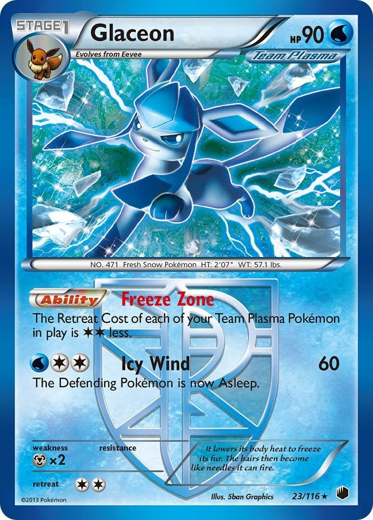 Image for Glaceon (Team Plasma) (23/116) (Plasma Freeze) (PLF) - Pokemon