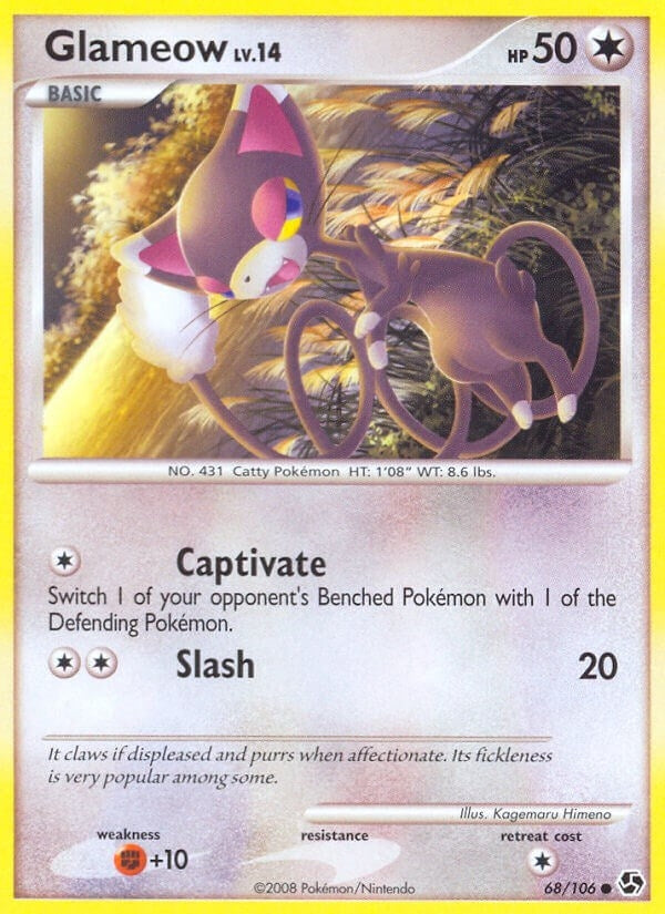 Image for Glameow (68/106) (Great Encounters) (GE) - Pokemon