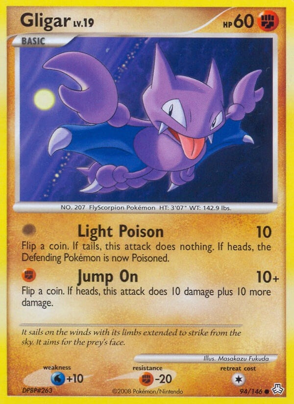 Image for Gligar (94) (94/146) (Legends Awakened) (LA) - Pokemon