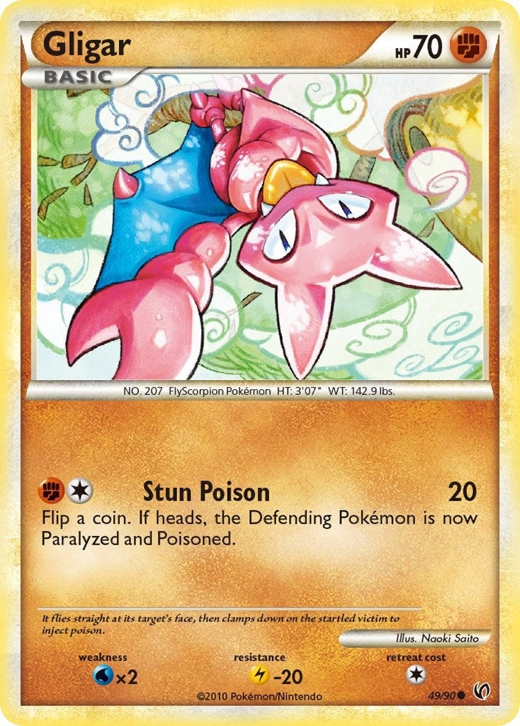 Image for Gligar (49/90) (Undaunted) (UD) - Pokemon
