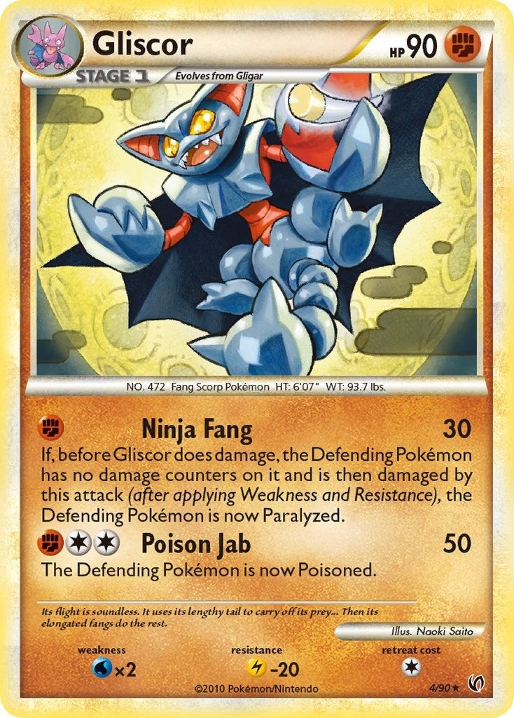 Image for Gliscor (4/90) (Undaunted) (UD) - Pokemon