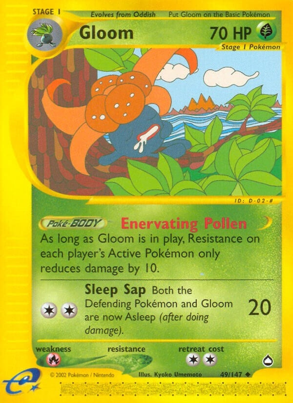 Image for Gloom (049/147) (Aquapolis) (AQ) - Pokemon