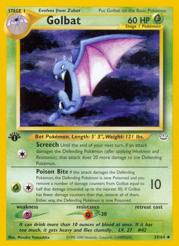 Image for Golbat (29/64) (Neo Revelation) (N3) - Pokemon