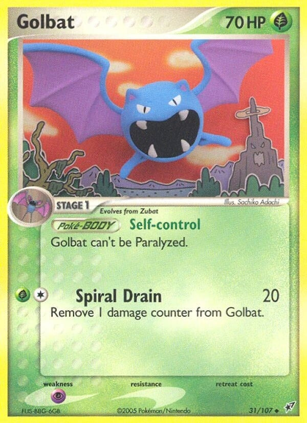 Image for Golbat (31/107) (EX Deoxys) (DX) - Pokemon