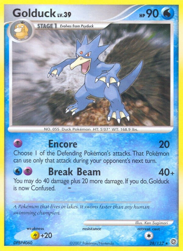 Image for Golduck (28/132) (Secret Wonders) (SW) - Pokemon