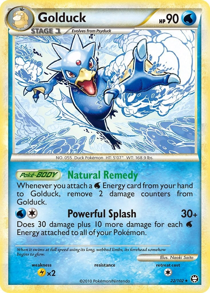 Image for Golduck (22/102) (Triumphant) (TM) - Pokemon