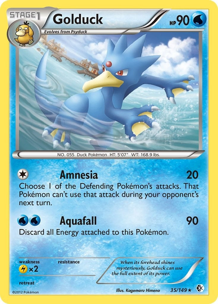 Image for Golduck (35) (35/149) (Boundaries Crossed) (BCR) - Pokemon