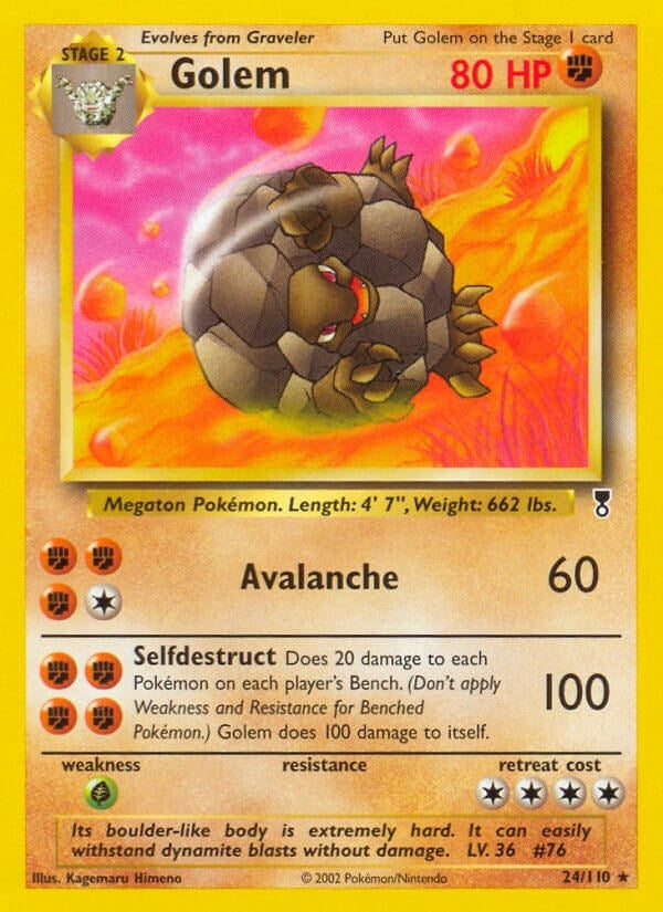 Image for Golem (024/110) (Legendary Collection) (LC) - Pokemon