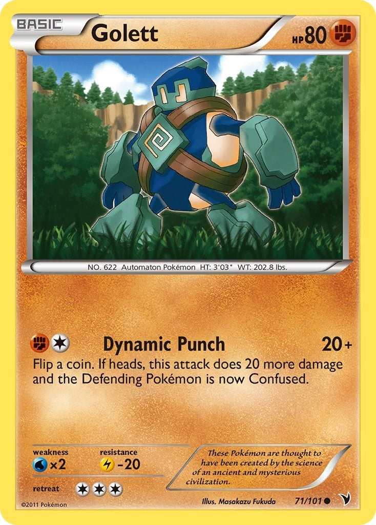 Image for Golett (71/101) (Noble Victories) (NVI) - Pokemon