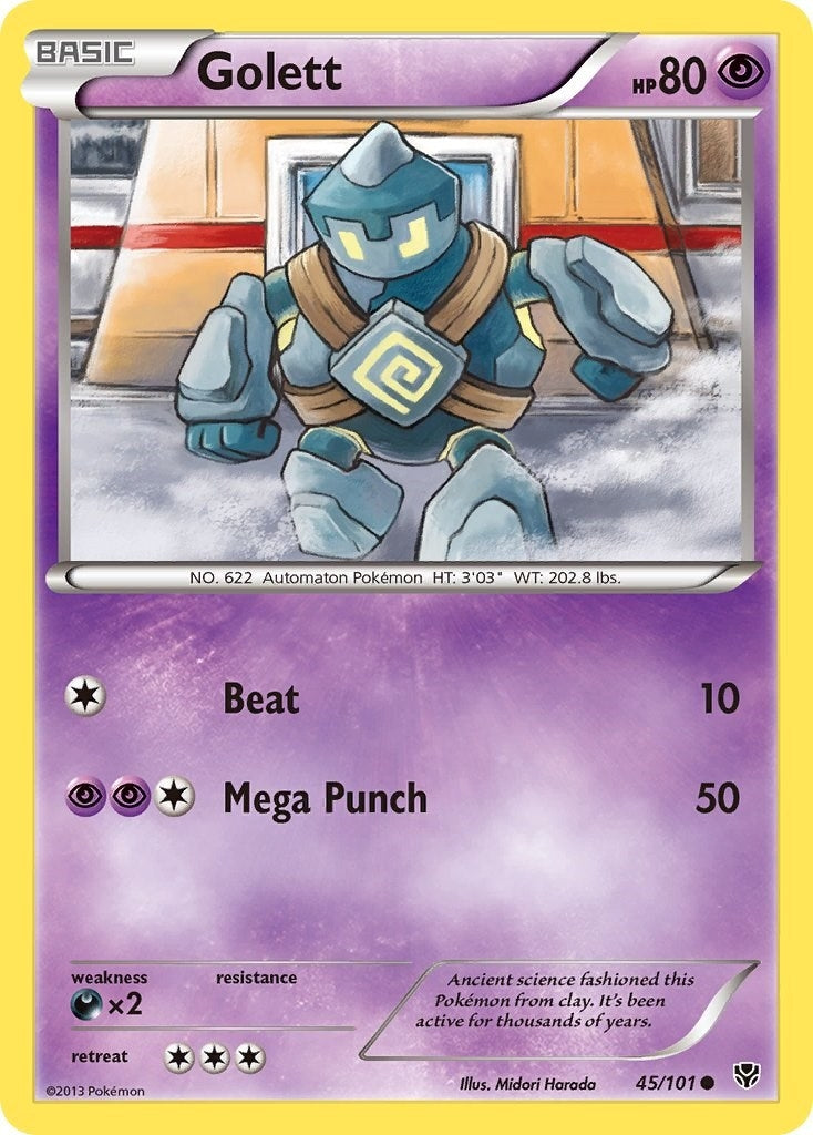 Image for Golett (45/101) (Plasma Blast) (PLB) - Pokemon