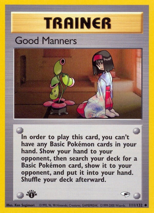 Image for Good Manners (111/132) (Gym Heroes) (G1) - Pokemon