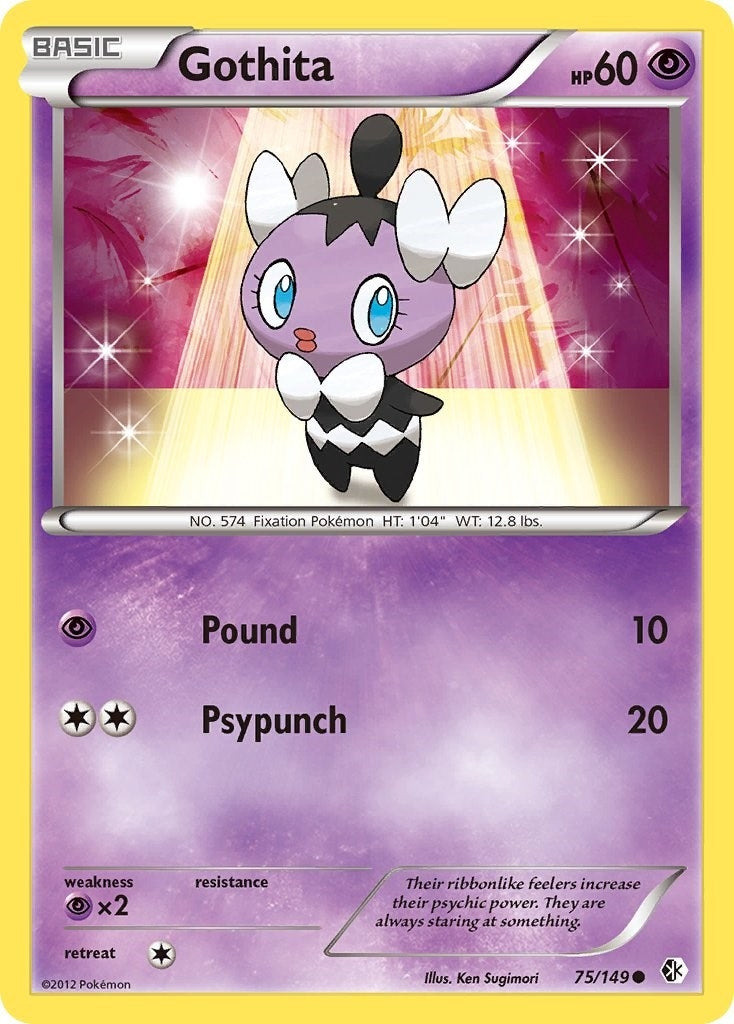 Image for Gothita (75/149) (Boundaries Crossed) (BCR) - Pokemon
