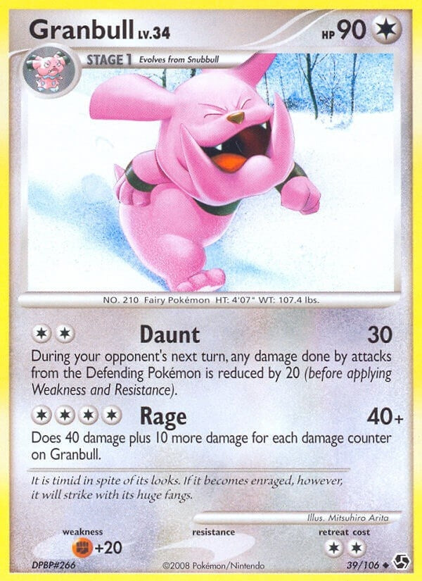 Image for Granbull (39/106) (Great Encounters) (GE) - Pokemon