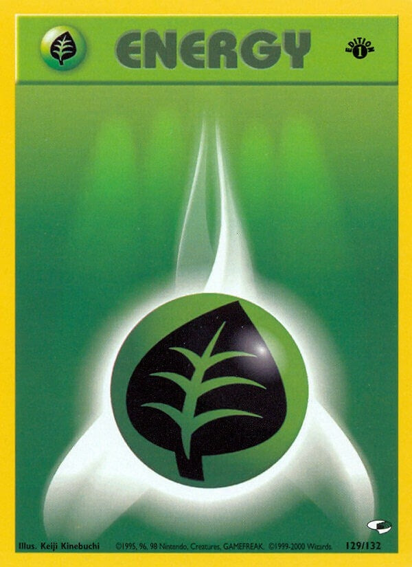 Image for Grass Energy (129/132) (Gym Heroes) (G1) - Pokemon