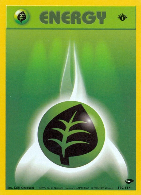 Image for Grass Energy (129/132) (Gym Challenge) (G2) - Pokemon
