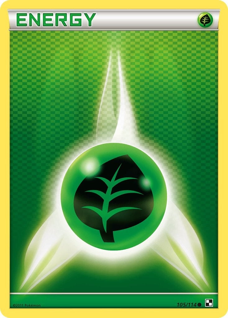 Image for Grass Energy (105/114) (Black and White) (BLW) - Pokemon