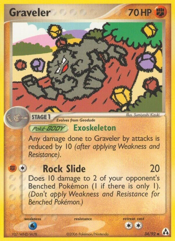 Image for Graveler (34/92) (EX Legend Maker) (LM) - Pokemon