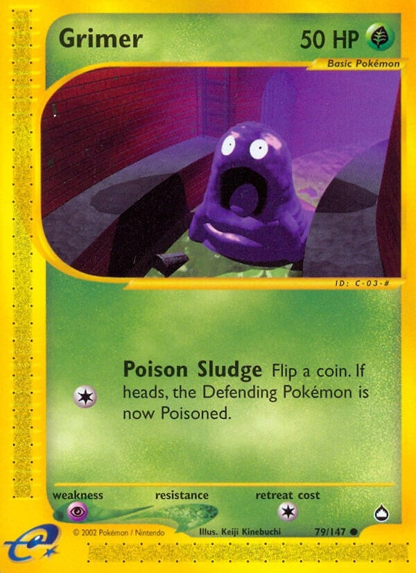 Image for Grimer (079/147) (Aquapolis) (AQ) - Pokemon