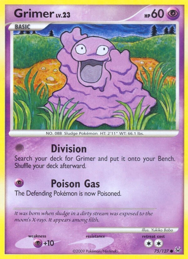 Image for Grimer (75/127) (Platinum) (PL) - Pokemon