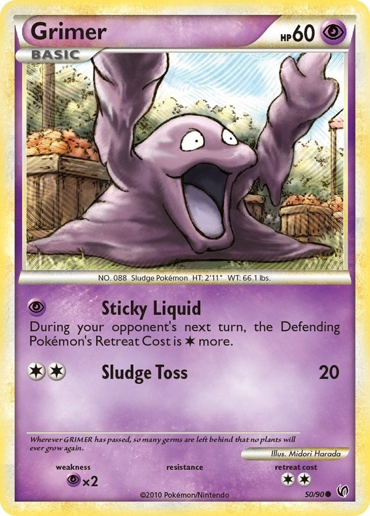 Image for Grimer (50/90) (Undaunted) (UD) - Pokemon