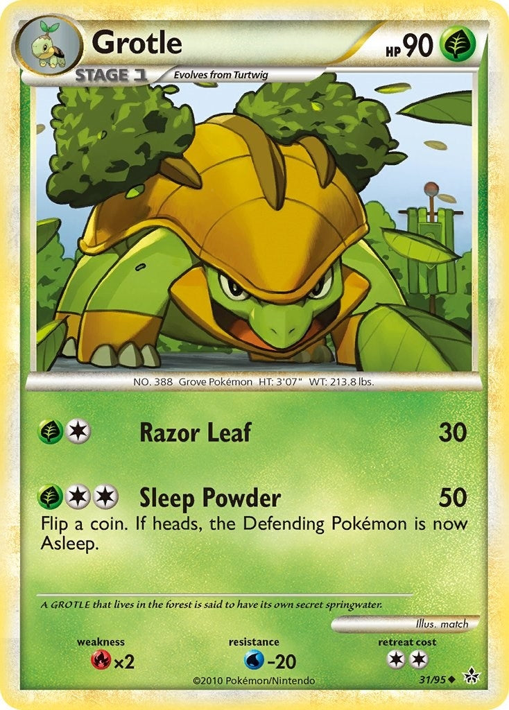 Image for Grotle (31/95) (Unleashed) (UL) - Pokemon